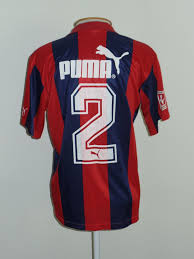 Download free club cerro porteño vector logo and icons in ai, eps, cdr, svg, png formats. Cerro Porteno Home Futbol Formasi 1995 Sponsored By Renner