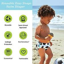 The versatile, upf 50+ design has snaps for quick diaper changes and a zipper at the back and neck to. Charlie Banana Baby Easy Snaps Reusable And Washable Swim Diaper For Boys Or Girls Construction Medium Baby Amazon Com