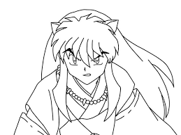 6 Strong Inuyasha Coloring Sheets For Kids Who Love Anime Figures Dibujos Bocetos Inuyasha