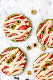 —pamela shank, parkersburg, west virginia Healthy Halloween Mummy Pizzas Gluten Free The Yummy Bowl