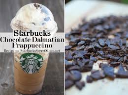 Black And White Mocha Starbucks Secret Menu Starbucks Secret Menu The Chocolate Dalmatian Starbucks Drinks Recipes Starbucks Secret Menu Starbucks Chocolate