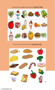 healthy unhealthy food interactive and downloadable worksheet you can do the exercises online healthy and unhealthy food unhealthy food unhealthy food list