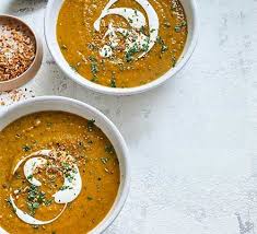 Spiced Lentil Butternut Squash Soup Recipe Spiced Lentils Bbc Good Food Recipes Squash Soup