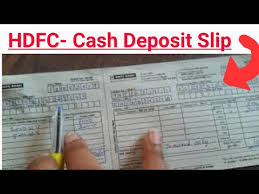 A checking deposit slip provides supporting documentation if there's ever a question about your deposit. How To Fill Deposit Slip Hdfc