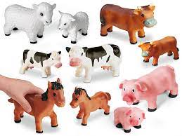 Soft Squeezy Farm Animals At Lakeshore Learning Farm Animal Toys Pet Toys Farm Animals