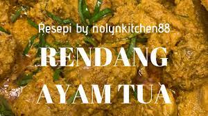 Untuk resep rendang dari bahan daging ayam, orang sumatera barat biasanya mengolahnya dari daging ayam tanpa kulit. Original Resepi Rendang Ayam Cili Padi Negeri Sembilan Youtube