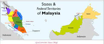State In Malaysia Map States Of Malaysia Map - Geocurrents