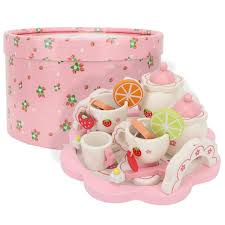 Get set for play kitchen at argos. Wooden Kids Tea Party Set Pretend Play Kitchen Toy Lemon Tea Set For Kids Age 3 Years And Up Buy Online In Cayman Islands At Cayman Desertcart Com Productid 175310600