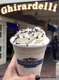 Try It What S In Your Quake Shake At Disneyland S Ghirardelli Chocolate Shop The Disney Food Blog Disney Food Food Ghirardelli Chocolate