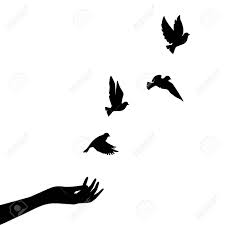 Hand And Flying Birds Silhouettes Isolated On White Background Royalty Free Cliparts Vectors And Stock Illustration Image 150188071 Download and use them in your website, document or presentation. hand and flying birds silhouettes isolated on white background