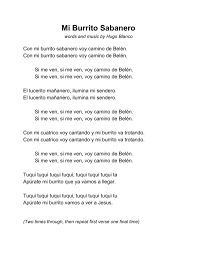 Mi Burrito Sabanero Stone Academy Music