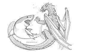 Wings of fire seawing coloring pages at getdrawings | free download Seawing Variant By Peregrinecella On Deviantart