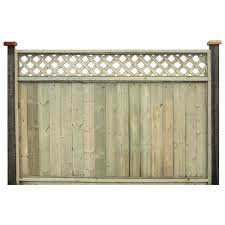Our square lattice fence panels were simple to make & will look beautiful as we add vines, to grow on it! Fence With Lattice Top F1t24dlt16p68 Rona