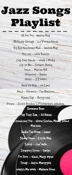 Jazz Songs Playlist Dance Music Playlist Songs For Dance Dance Playlist