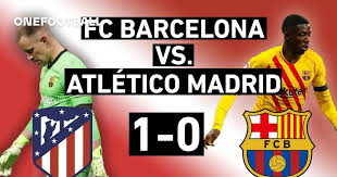 Sofascore also provides the best way to follow the live score of this game with various sports features. Barcelona Vs Atletico Madrid 0 1 Outclassed And Injured La Liga Match Review Onefootball