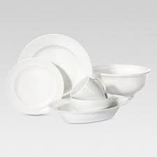 Please check your local store for availability. Round Beaded White Porcelain Dinnerware Collection Threshold Target White Dinnerware Set Porcelain Dinnerware White Porcelain