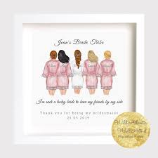 Show your friend(s) how much they are loved with our forever friends personalized picture frame! Bride Tribe Wild Atlantic Wall Arts Personalised Gift Frame Bridal Party