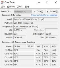 Core temp is a is a great software to monitor cpu temp. How To Check And Monitor Computer Pc Temperature Poftut