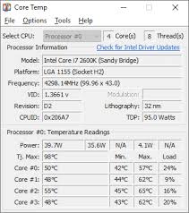 To find your specs, the latest iteration of the windows operating system requires you to do the following: Core Temp