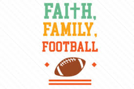 Download now to use this design in your personal projects. Faith Family Football Svg Cut Files The Best Free Svg Files For Cricut