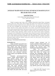 Dalam melakukan konseling tidak dapat dilakukan oleh terapi gestalt (gestalt therapy) dikembangkan oleh frederick perls. Teori Dan Teknik Konseling Gestalt