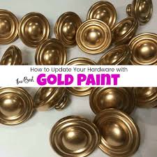 Price and other details may vary based on size and color. How To Update Your Hardware With The Best Gold Paint