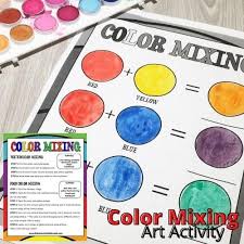 Pdf screen colors or printer colors are very different than paint colors. Color Mixing Art Activities For Kids Little Bins For Little Hands