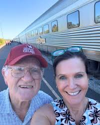 This Father's Day, we're celebrating the remarkable men in our lives and in  doing so, wanted to share a special story from the tracks. @margiewarrell  recently returned home to celebrate her dad