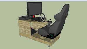 This is awesome, because i can now have a pretty much full on sim in my place. Sim Racing Cockpit 3d Warehouse