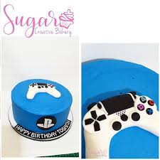 Playstation Cake In Buttercream Ps4 Playstation Cake Butter Cream Buttercream Cake