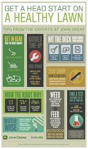 Infographic Get A Head Start On A Healthy Lawn Lawn Care Tips Healthy Lawn Lawn Care Business