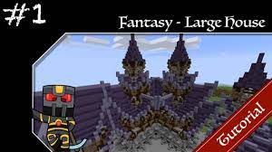 Hi there, a small project, my fantasy carriage, from a. Minecraft Fantasy Builds Large House Tutorial Part 1 How To Build A Fantasy Large House Youtube
