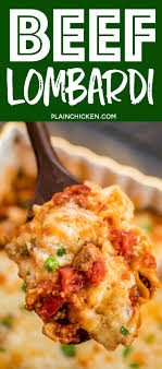 Beef Lombardi Casserole Comfort Food At Its Best So Easy Can Be Made Ahead An Beef Recipes For Dinner Ground Beef Recipes For Dinner Beef Casserole Recipes