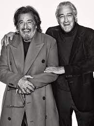 • robert de niro reunites with al pacino this month in martin scorsese's the irishman , the epic and certified fresh new netflix gangster flick. Robert De Niro And Al Pacino A Big Beautiful 50 Year Friendship Gq