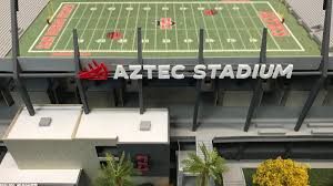 Aztec stadium will be located in the northwest corner of the new san diego state mission valley campus, which allows sdsu to continue to use . Aztec Stadium Experience Gives Inside Look At New Facility Nbc 7 San Diego