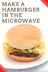 Cook A Hamburger In The Microwave | Just Microwave It