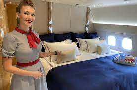 The entire custom cabin can be controlled using a smartphone app. This Is Luxury A Flight On Comlux B767 Bbj Private Jet