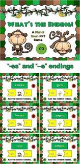 What S The Ending A Plural Noun Ppt Game Plurals Nouns Plural Nouns