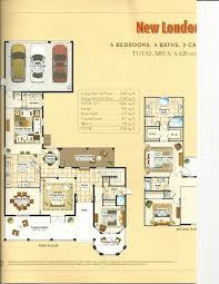 Summerlake Center Line Homes Catalina Collection New London First Floor Plan In Winter Garden Fl Winter Garden Living Dining Room Flooring