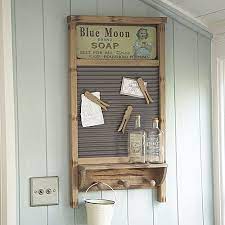 Laundry Room Decor Washboard Decor Shabby Chic Bathroom