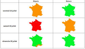 Évitez l'autoroute a10 entre paris et orléans, de 6h à 13h et entre orléans et bordeaux, de 7h à 16h. Bison Fute Previsions De Circulation Du 23 Au 25 Juillet 2021 Samedi Rouge Fonce