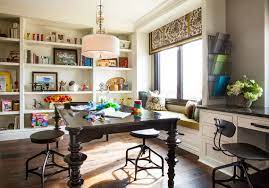 You can never have too many shelves in a craft room. Hamptons Inspired Luxury Home Craft Room Before And After San Diego Interior Designers