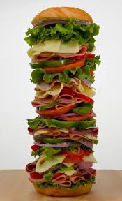 Dagwood Sandwich Holding A Huge Dagwood Sandwich Like This One Kinda Makes Me Hungry Dagwood Sandwich Photographing Food Loose Meat Sandwiches