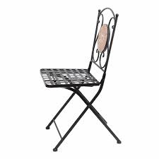 Stalwart 6er set stabile klappstühle bis 130 kg belastbar faltstühle stuhl metall in schwarz pvc für gäste und. Stuhle Banke Metall Klappstuhl Mosaik Mobel Terrasse Garten Wintergarten Balkon Wohnzimmer Garten Terrasse Blog Vr Com Br