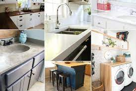 Ingredient canisters are a great way to organize kitchen countertops. 12 Diy Countertops That Will Blow Your Mind Designertrapped Com