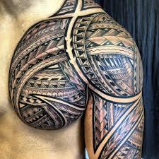 Polynesian Tribal Geometric Tattoos Google Search Tattoos Manner Tatowierungen Und Maori Tattoos