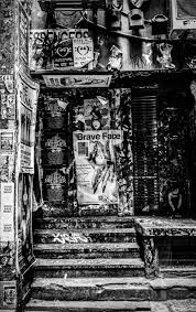 Black And White Graffiti Wall Industrial Wallpaper Melbourne Australia Architecture Grafitti Covered Laneways Dark Black And White Fine Art Photograph Black And White Graffiti Street Photography Graffiti Graffiti Photography