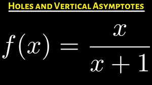 Most likely, this function will be a rational function, where the variable x is included somewhere in the. 26 Find The Holes And Vertical Asymptotes Of The Rational Function F X Rational Function Math Videos Vertical