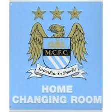 Manchester City Fc Wappen Home Changing Room Gunstig Kaufen Ebay