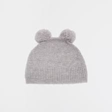 Gorro Cashmere Pompones Coleccion New Born Zara Home Espana Cashmere Hat Hats Pom Pom